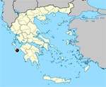 Закинтос на карте Греции
