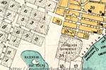 Шакаевский сад на карте Евпатории 1880-х годов
