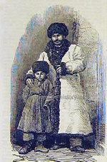 Турецкий солдат и татарский ребенок в Евпатории